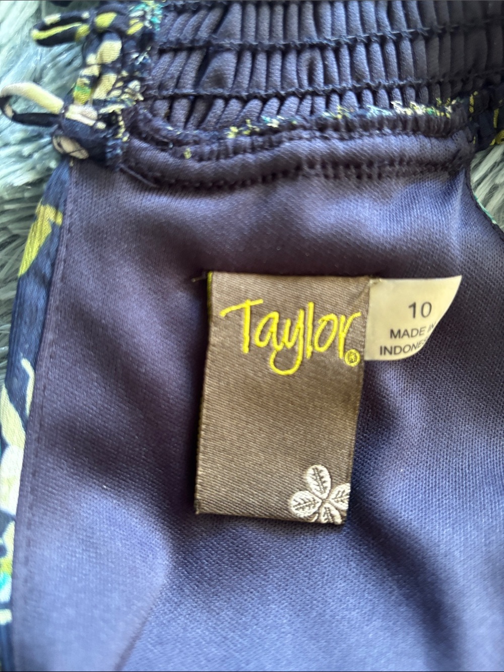 Navy Floral Halter Maxi Dress - Picture 3 of 4